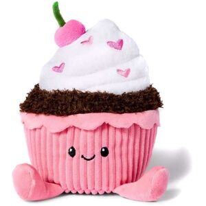 Sweet Smiles Pink Cupcake Plush by [Brand]